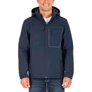 NEW Gerry Men's XL Blue Softshell Windbreaker Jacket Fleece Lined